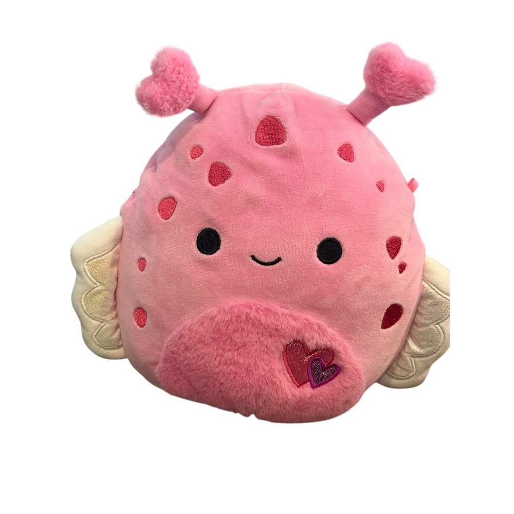Squishmallows 8" Shabnam the Pink Sea Slug Plush Hearts Edition Stuffed Animal